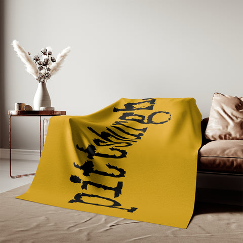 Pittsburgh Typewriter Sweatshirt Blanket
