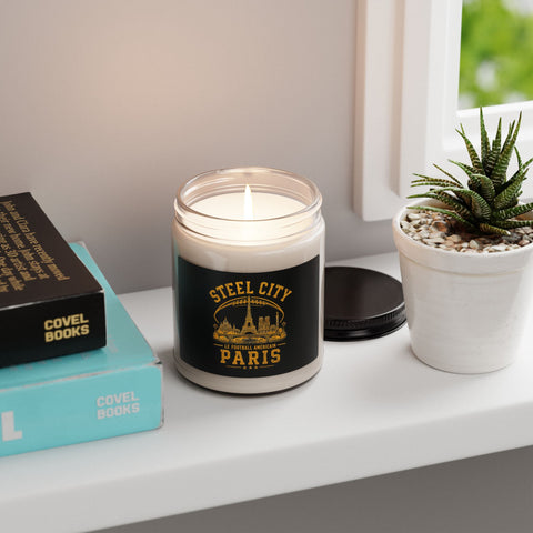 Steel City Paris Scented Soy Candle, 9oz