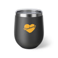 Pittsburgh Love Copper Vacuum Insulated Cup, 12oz Mug Printify Black 12oz