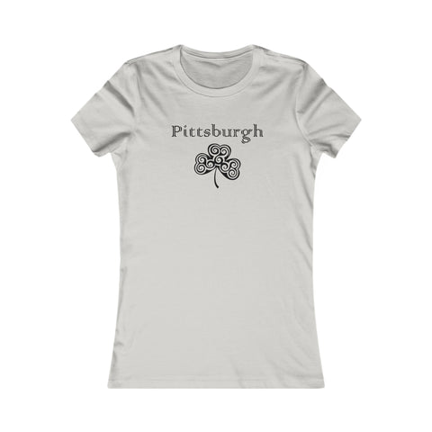 Pittsburgh Irish Clover - Women's Favorite Tee