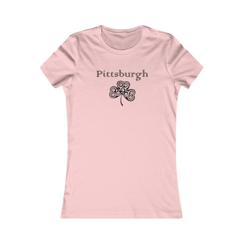Pittsburgh Irish Clover - Women's Favorite Tee
