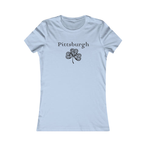 Pittsburgh Irish Clover - Women's Favorite Tee