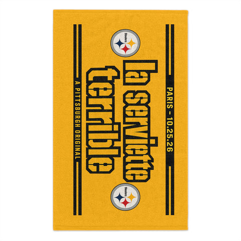 Pittsburgh Steelers French Towel – "La Serviette Terrible"