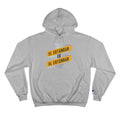 El Estándar  Es  El Estándar - The Standard is the Standard - Español Series - Banner - Champion Hoodie Hoodie Printify Light Steel S 