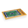 Penn State Nittany Lions Football Field - Icon Glass Top Cutting Board & Knife Set  Picnic Time Family of Brands   