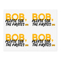 Bob Nutting Please Sell the Pittsburgh Pirates Team Stickers - Sheet with 4 per sheet Paper products Printify 11" × 8.5" White Die-Cut