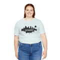 Pittsburgh Splash Skyline T-Shirt  - Unisex bella+canvas 3001 T-Shirt Printify   