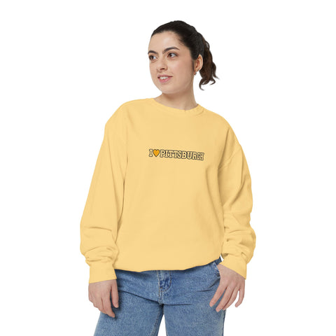 I Love Pittsburgh Heart Comfort Colors® 1566 Sweatshirt