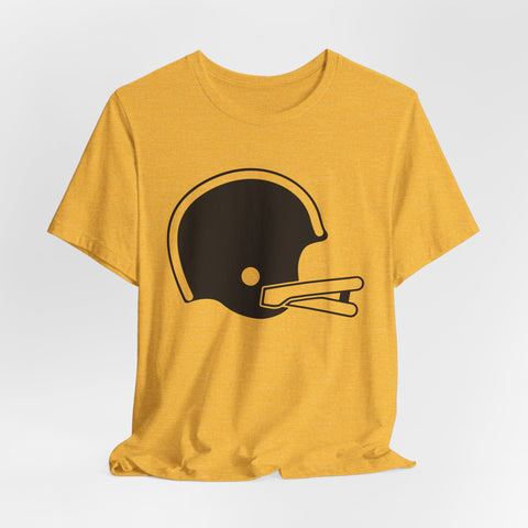 Classic Retro Football Helmet - Unisex Jersey Short Sleeve Tee