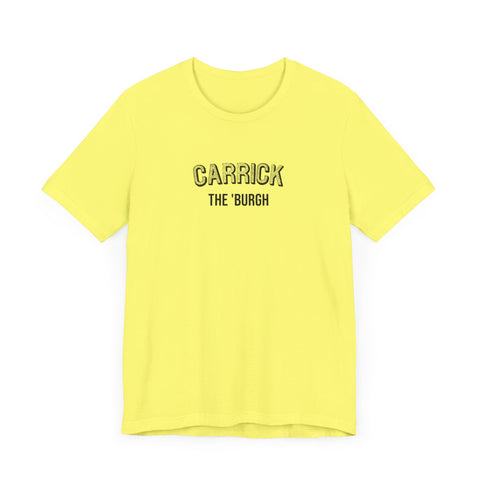 Carrick  - The Burgh Neighborhood Series - Unisex Jersey Short Sleeve Tee T-Shirt Printify   