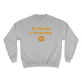 The Standard Is The Standard - Two Tone - Champion Crewneck Sweatshirt Sweatshirt Printify Light Steel S 