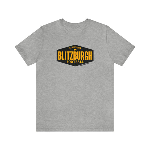 Blitzburgh Crest - Short Sleeve Tee T-Shirt Printify Athletic Heather S 