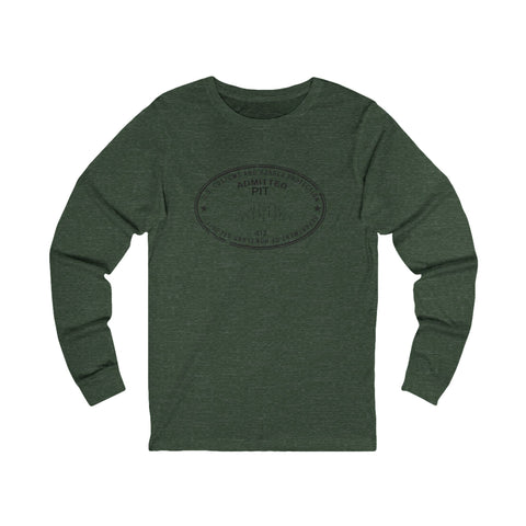 Pittsburgh Border Stamp - Unisex Long Sleeve Tee