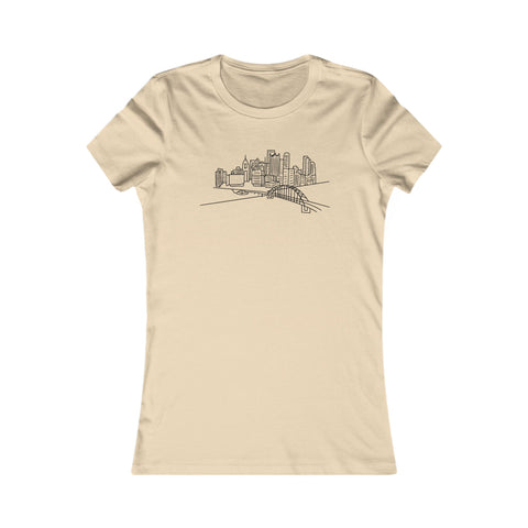 Pittsburgh Skyline - Women's Favorite Tee