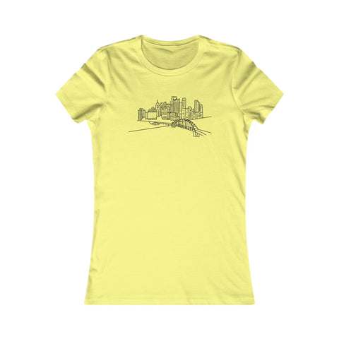 Pittsburgh Skyline - Women's Favorite Tee