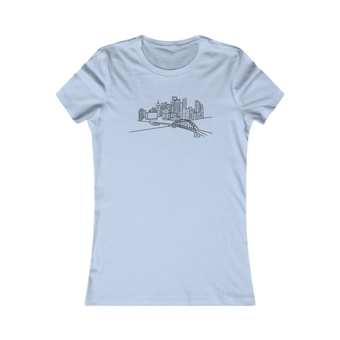 Pittsburgh Skyline - Women's Favorite Tee