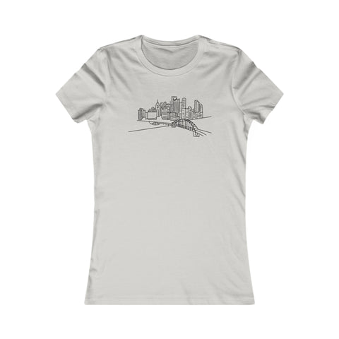Pittsburgh Skyline - Women's Favorite Tee