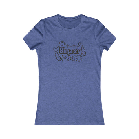 Yinzer Icon Doodles - Women's Favorite Tee