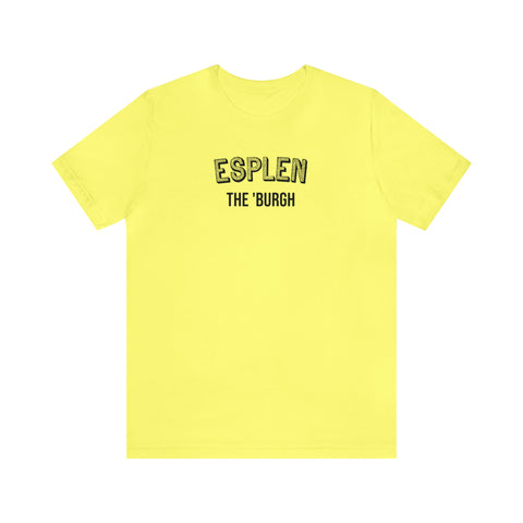 Esplen  - The Burgh Neighborhood Series - Unisex Jersey Short Sleeve Tee T-Shirt Printify Yellow S 