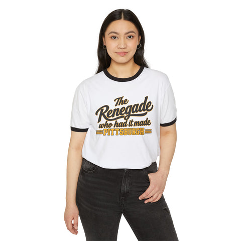 Pittsburgh Renegade - Next Level Unisex Cotton Ringer T-Shirt