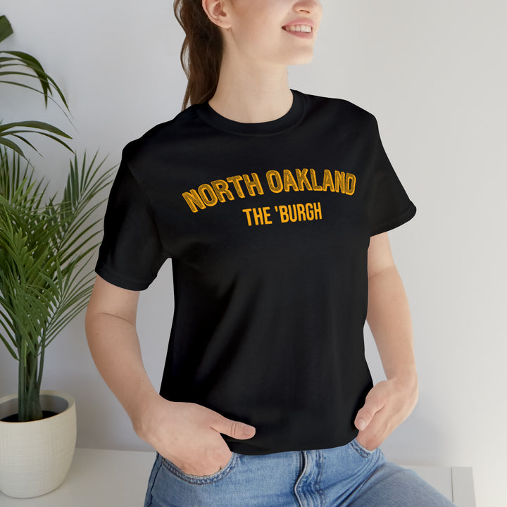 North Oakland - The Burgh Neighborhood Series - Unisex Jersey Short Sleeve Tee T-Shirt Printify   