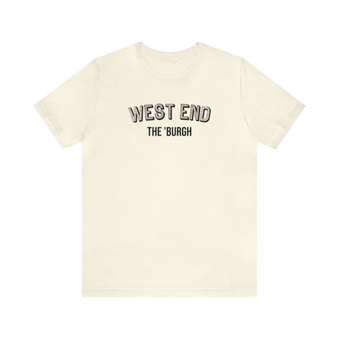 West End - The Burgh Neighborhood Series - Unisex Jersey Short Sleeve Tee T-Shirt Printify Natural S 