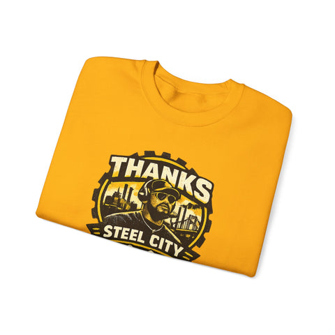 Thank You Mike Tomlin from the Steel City - Heavy Blend™ Crewneck Sweatshirt
