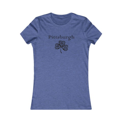Pittsburgh Irish Clover - Women's Favorite Tee