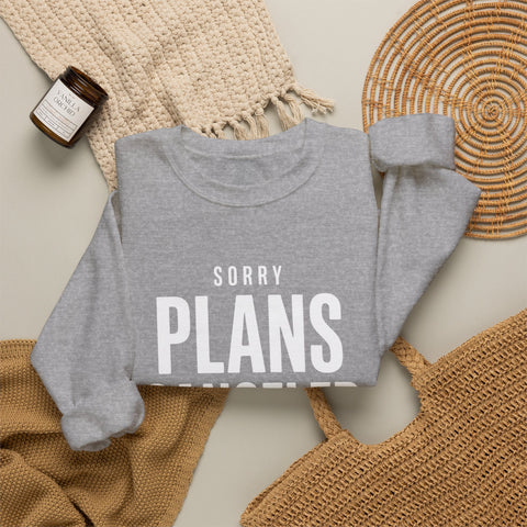 Plans Canceled Sweatshirt — "Sorry Plans Canceled, Football Is On" Crewneck