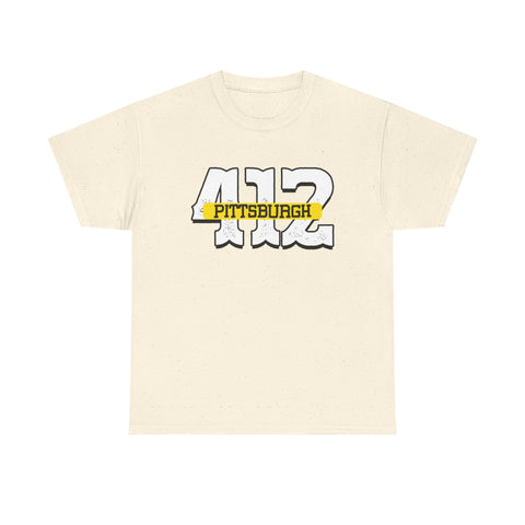 412 Pittsburgh - Unisex Heavy Cotton Tee