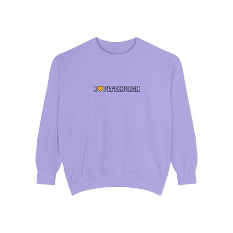I Love Pittsburgh Heart Comfort Colors® 1566 Sweatshirt
