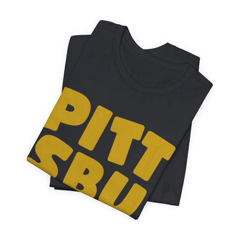 Vintage Pittsburgh Bold - Unisex Jersey Short Sleeve Tee