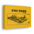 Park - 2001 - Retro Schematic - Canvas Gallery Wrap Wall Art Canvas Printify 7" x 5" 1.25"