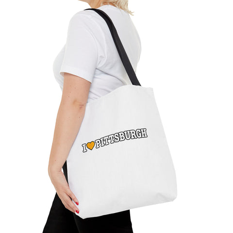 Pittsburgh Love Tote Bag — I  Pittsburgh Canvas Tote