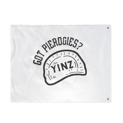 Yinz Got Pierogis? - Double Sided Flag