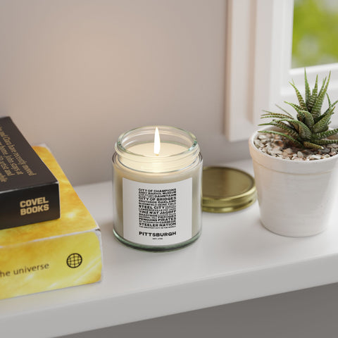 Pittsburgh Profile Scented Candle — Coconut Apricot Wax (4oz & 9oz)