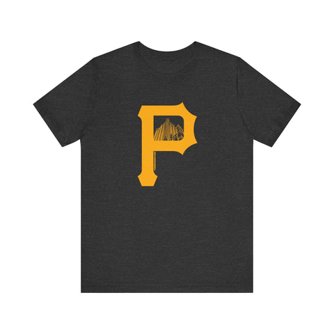 Steel Building - P for Pittsburgh Series  - Short Sleeve Shirt