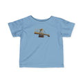 Roberto Clemente Bridge Kids Heavy Cotton™ Tee Kids clothes Printify Light Blue 6M 