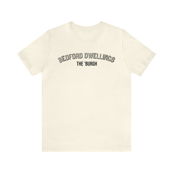 Bedford-Dwellings  - The Burgh Neighborhood Series - Unisex Jersey Short Sleeve Tee T-Shirt Printify Natural S 