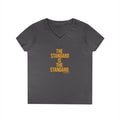 The Standard is the Standard - Ladies' V-Neck T-Shirt V-neck Printify S Charcoal