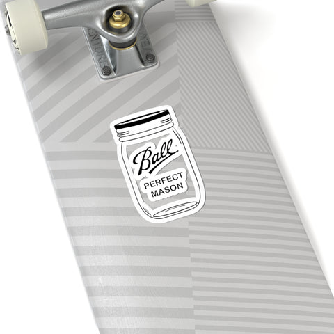 Mason Jar -  Kiss-Cut Stickers