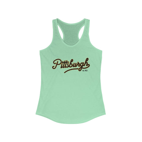 Pittsburgh Faux Embroidery - Women's Tang Top