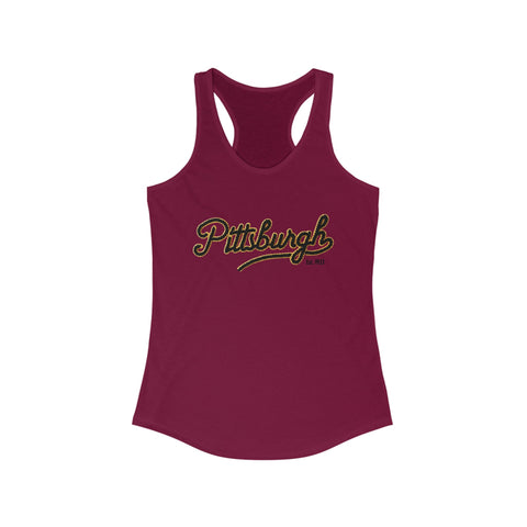 Pittsburgh Faux Embroidery - Women's Tang Top