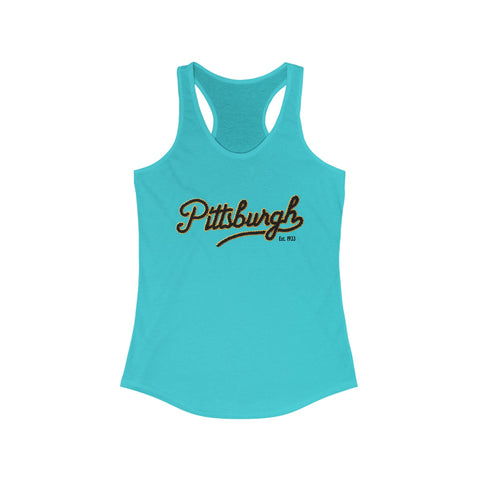 Pittsburgh Faux Embroidery - Women's Tang Top