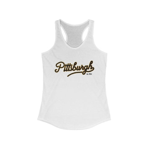 Pittsburgh Faux Embroidery - Women's Tang Top