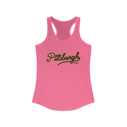 Pittsburgh Faux Embroidery - Women's Tang Top