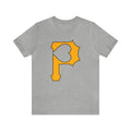 Heart of Pittsburgh - P for Pittsburgh Series - Short Sleeve Tee T-Shirt Printify Athletic Heather S 