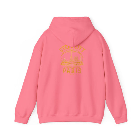 Steel City Paris - Unisex Heavy Blend™ Hooded Sweatshirt (Design on Back)