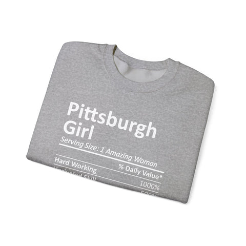 Pittsburgh Girl Ingredients - Heavy Blend™ Crewneck Sweatshirt