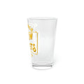 Pittsburgh Yellow Jackets Text Pint Glass  Vintage Ice Hockey   